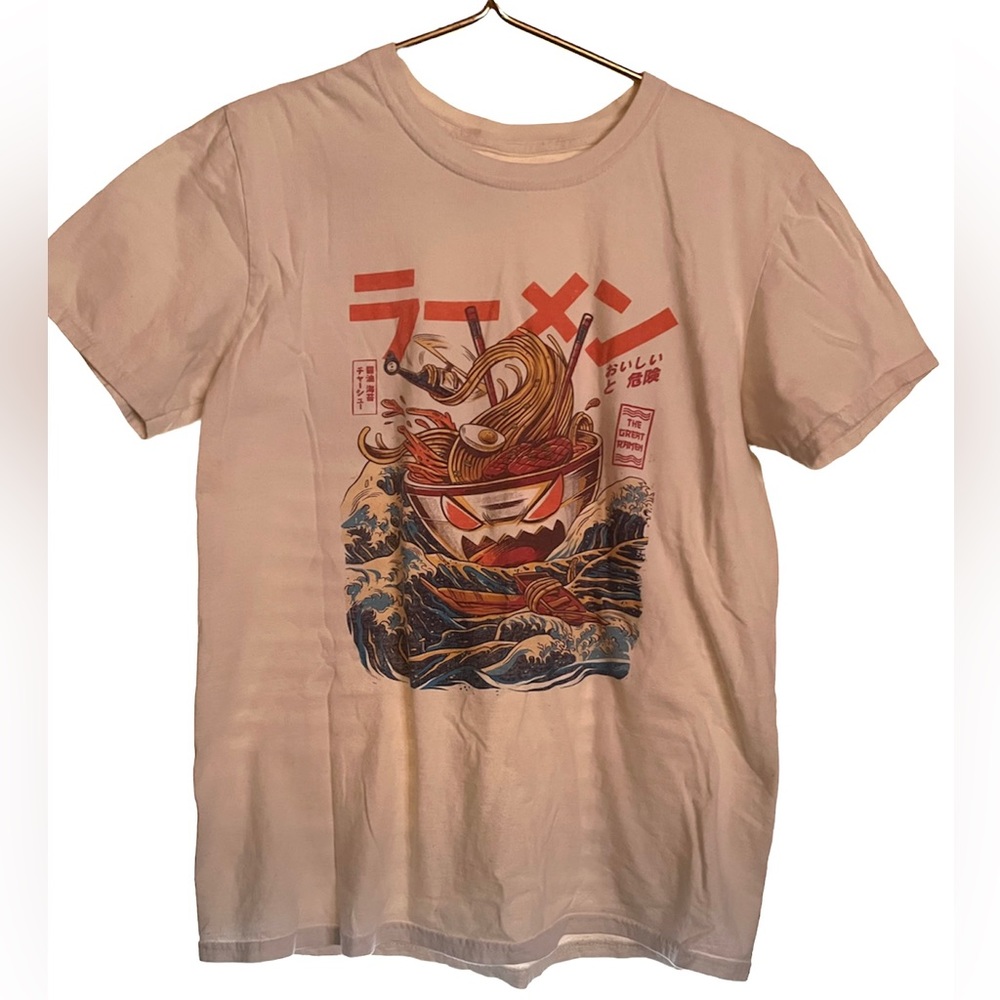 The great Ramen single sided graphic T-shirt Noodles
